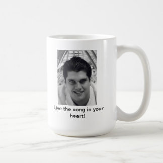 Vivent la chanson à votre coeur ! tasse avec