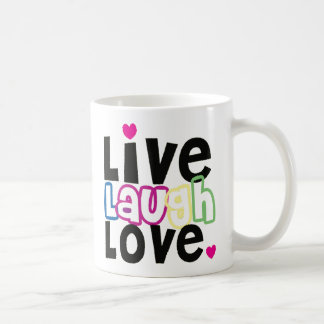 Vivent la tasse de café d'amour de rire