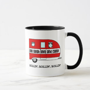 "VIVENT tasse d'AMOUR ET de CAMP de RIRE"