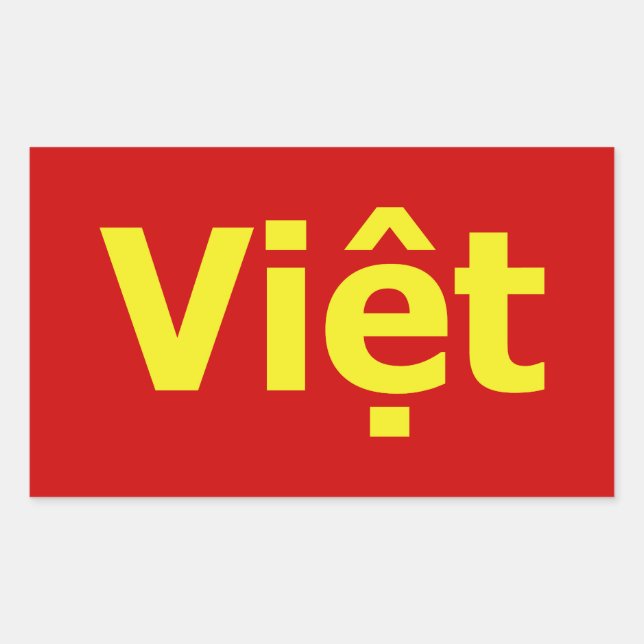 Vivette Rechteckiger Aufkleber (Vorderseite)