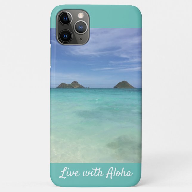 Vivez avec Aloha Kailua, Oahu iPhone / coque ipad (Dos)
