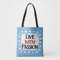 Vivez Avec Le Sac fourre-tout De La Passion