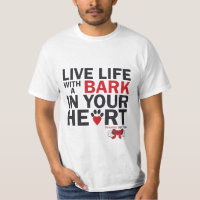 Vivez La Vie Avec Un T-Shirt D'Écorce