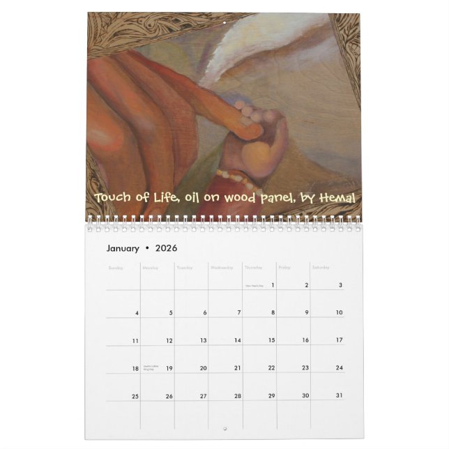 Vivez pour aimer la vie, le calendrier 2009 (Jan 2026)