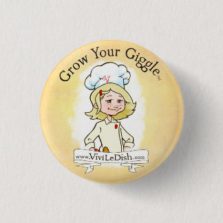 Vivi wachsen LeDish™ Ihr Gekicher-Button-Gelb Button