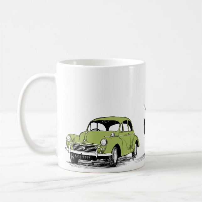Vivian "erhalten zurück hier!" Tasse - Kunst durch (Links)