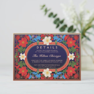 VIVIAN I : Carte de détails Mariage