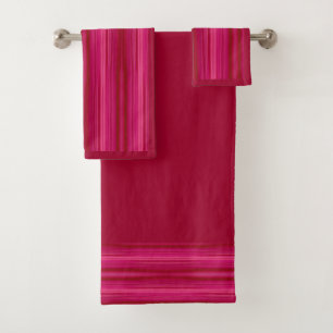 Viviane Fuschia Badhandtuch Set