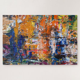 Vivid Abstraction - Öl Paint Chaos am Pa des Künst