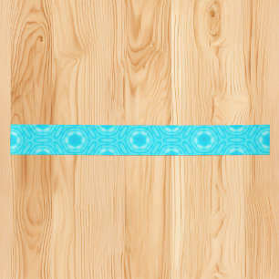 Vivid Aqua Blue Watercolor Satin Ribbon Satinband