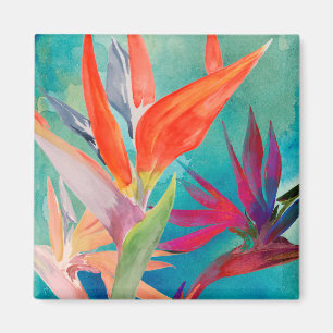 Vivid Birds of Paradise Magnet