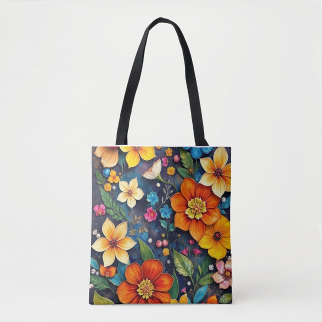 Vivid Bloom Tasche (Vorderseite)