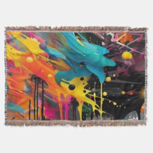Vivid Chaos Splash Graffiti Decke