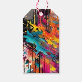 Vivid Chaos Splash Graffiti Geschenkanhänger