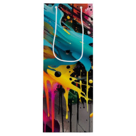 Vivid Chaos Splash Graffiti Geschenktüte Für Weinflaschen