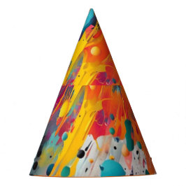 Vivid Chaos Splash Graffiti Partyhütchen