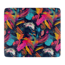 Vivid Chaos Splash Graffiti Schneidebrett