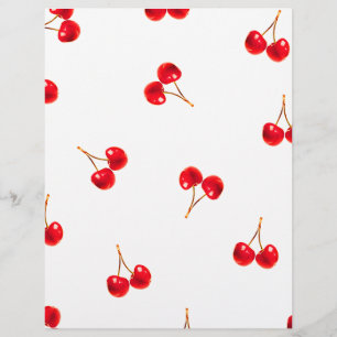 Vivid Cherry Pattern Flyer