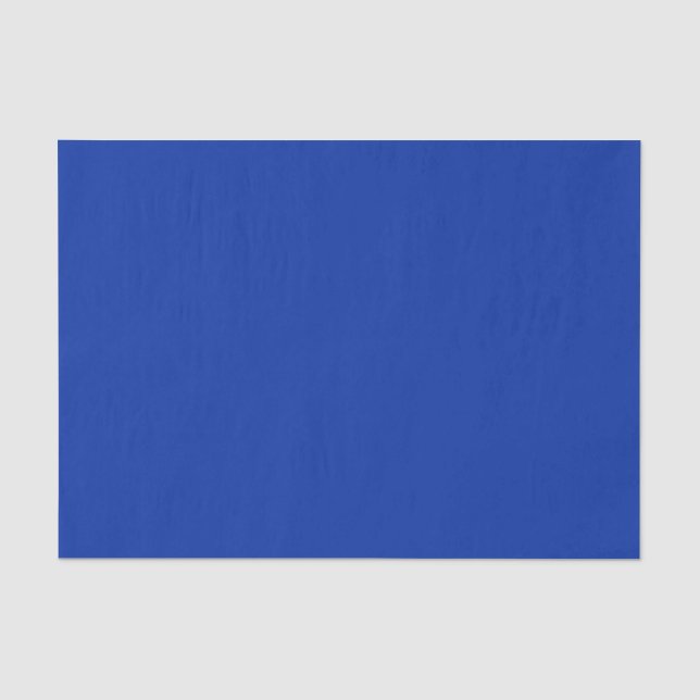 Vivid Cobalt Blue Tissue Paper Seidenpapier (Vorderseite)