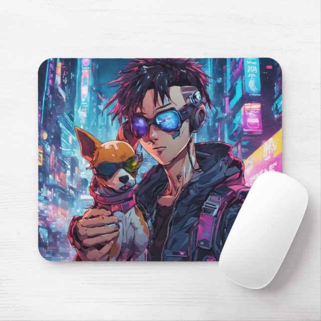 Vivid Colors Autism Mama Mousepad (Mit Mouse)
