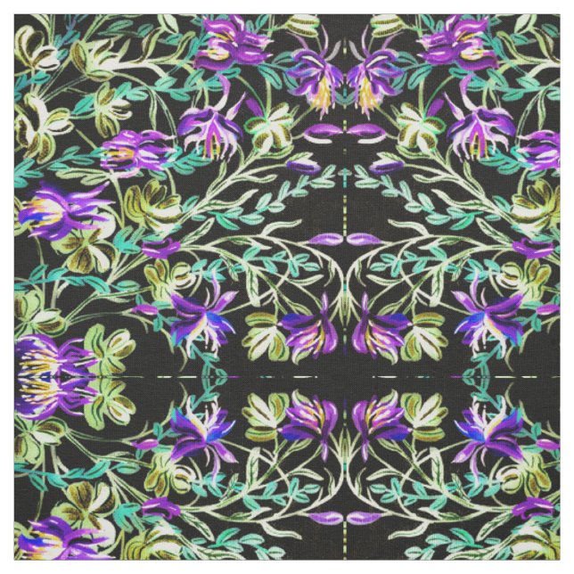 Vivid Columbine Fabric Stoff (Muster)