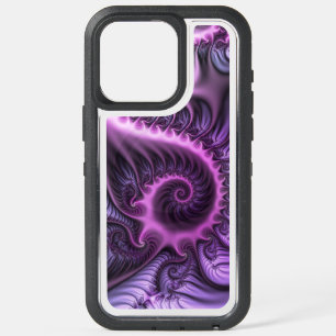 Vivid Cool Abstrait rose violet Fractal Art Spiral