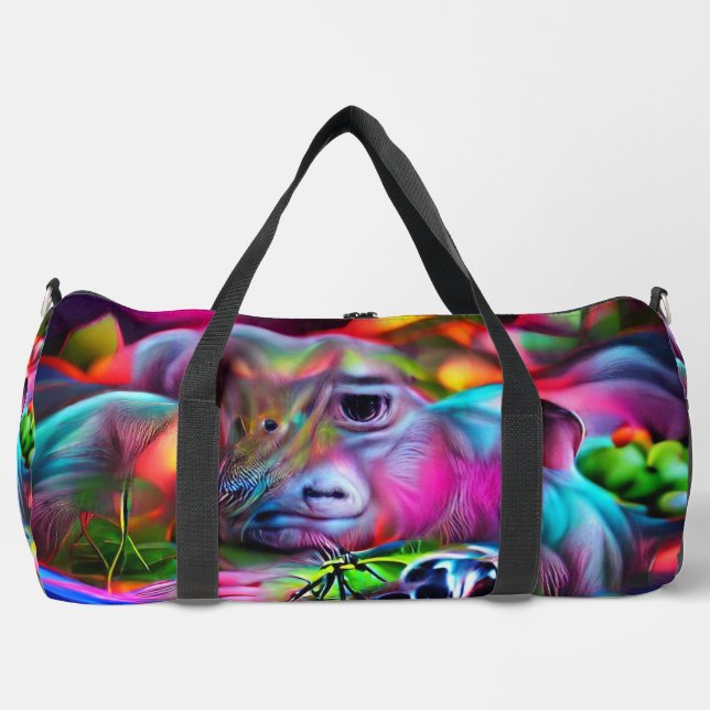 Vivid Dreamscape: Agrizoophobia Duffle Bag (Vorderseite)