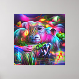 Vivid Dreamscape: Agrizoophobia Leinwanddruck