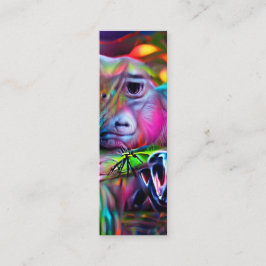 Vivid Dreamscape: Agrizoophobia-Lesezeichen Mini Visitenkarte