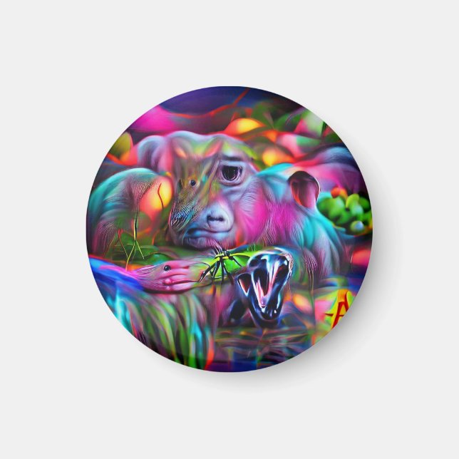 Vivid Dreamscape: Agrizoophobia Magnet (Vorne)