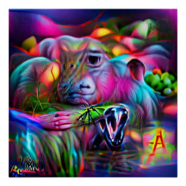 Vivid Dreamscape: Agrizoophobia Poster