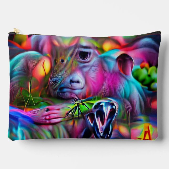 Vivid Dreamscape: Agrizoophobia Zubehörtasche (Vorderseite)