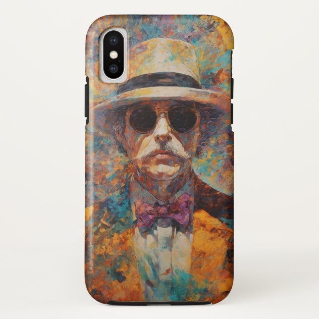 Vivid Gentleman Art Mobile Case (Rückseite)