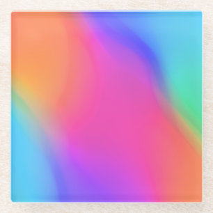 Vivid Holographic Glass Untersetzer