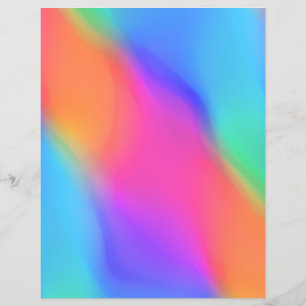 Vivid Holographic Scrapbook Paper