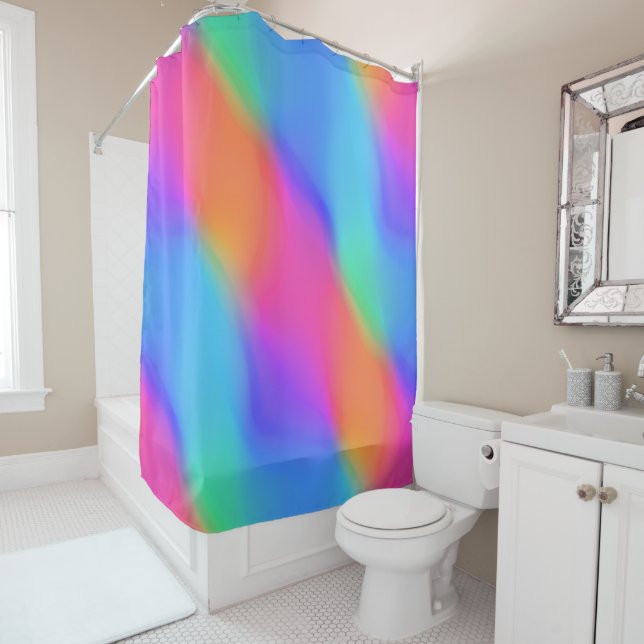 Vivid Holographic Shower Vorhang (Beispiel)