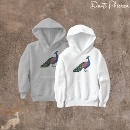 Vivid Humble Peacock Hoodie