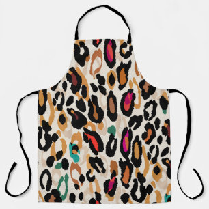 Vivid Leopard Animal Prints Schürze