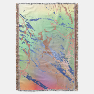 Vivid Marble   Farbige, fette Pastelle Wasserfarbe Decke
