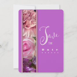 Vivid Orchid Save the Date  Einladung