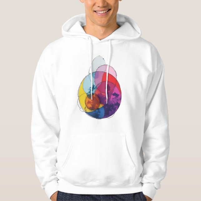 Vivid Overlap V03 Hoodie (Vorderseite)