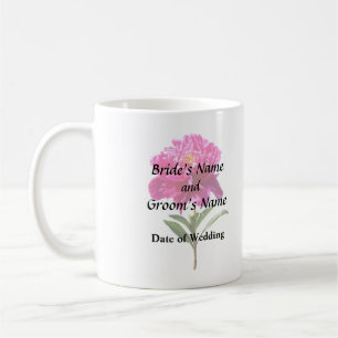 Vivid Pink Peony Kaffeetasse