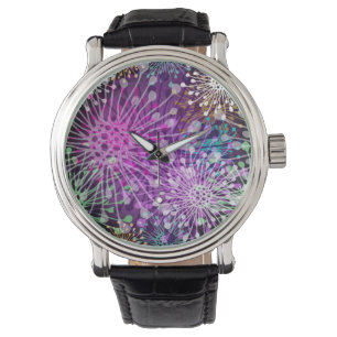 Vivid Spotty Pattern Armbanduhr