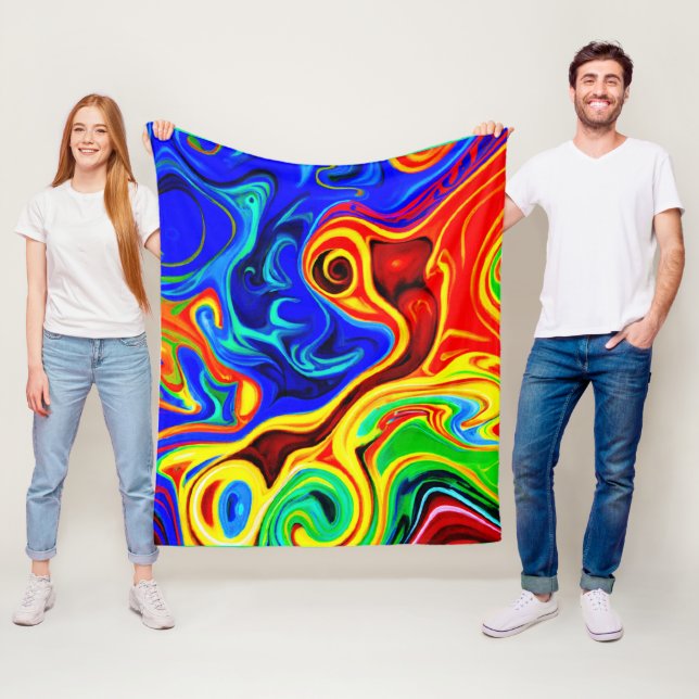 Vivid Style Muster Fleecedecke (Beispiel)