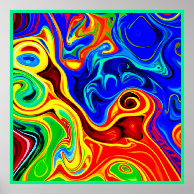 Vivid Style Muster Poster (Vorne)