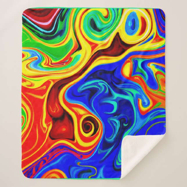 Vivid Style Muster Sherpadecke (Vorderseite)