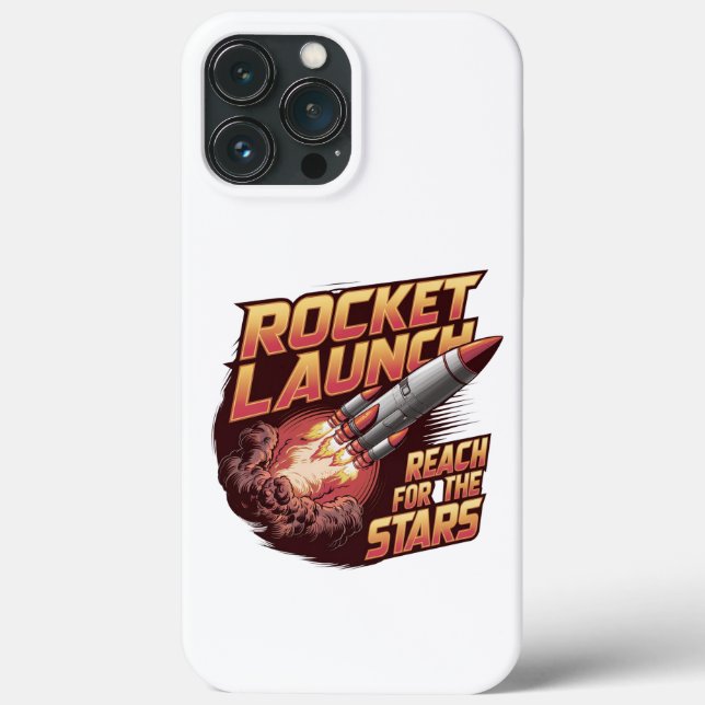 Vivid und Bold Rocket Launch iPhone 13 Pro Hüllen (Rückseite)