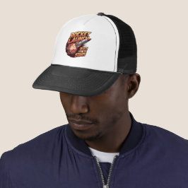Vivid und Bold Rocket Launch Trucker Hat Truckerkappe