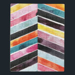 Vivid Watercolor Zickzack I Puzzle<br><div class="desc">Vivid Watercolor Zickzack I by Grace Popp</div>