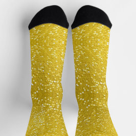 Vivid Yellow Shiny Socks Socken